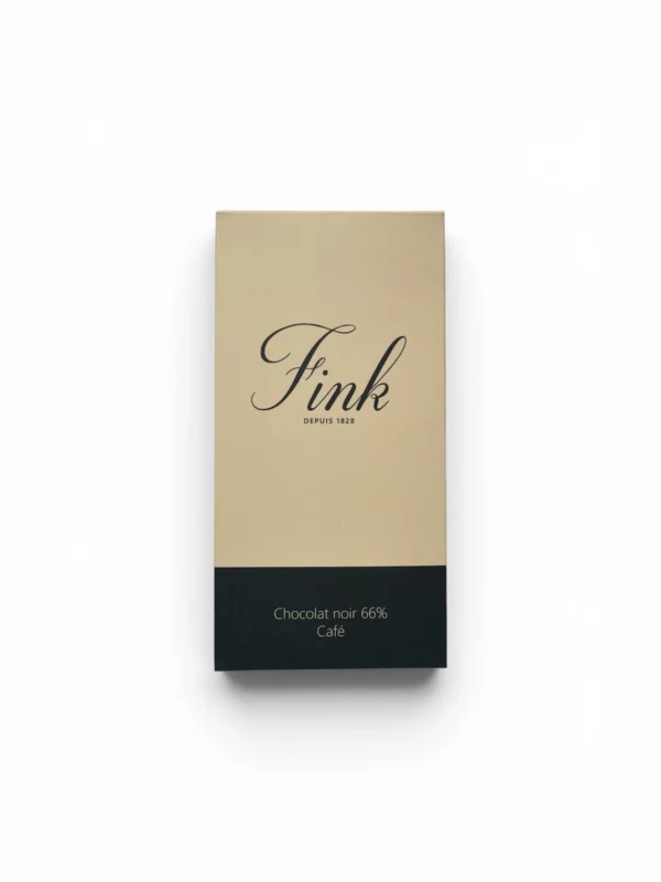 TABLETTE CHOCOLAT NOIR 66% CAFÉ