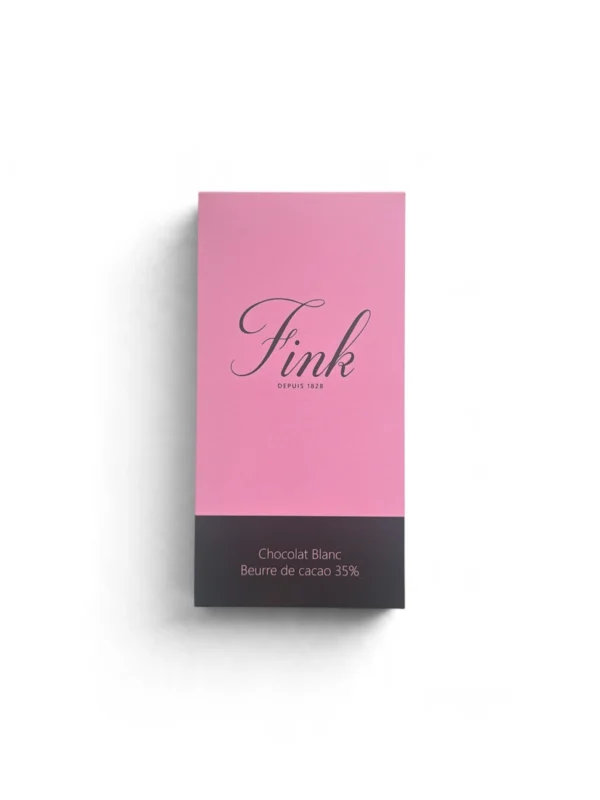 TABLETTE CHOCOLAT BLANC BEURRE DE CACAO 35%